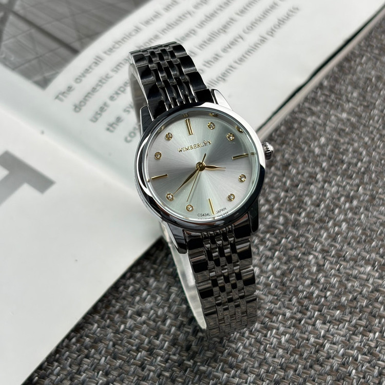 ساعت مچی عقربه ای کوارتز زنانه ویمبرلی مدل WB-cs474L-A