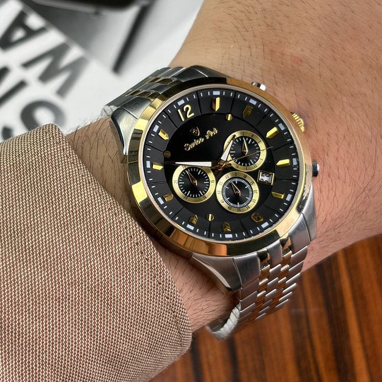 ست ساعت عقربه ای کوارتز زنانه و مردانه سوئیس آرت مدل 620007-620008