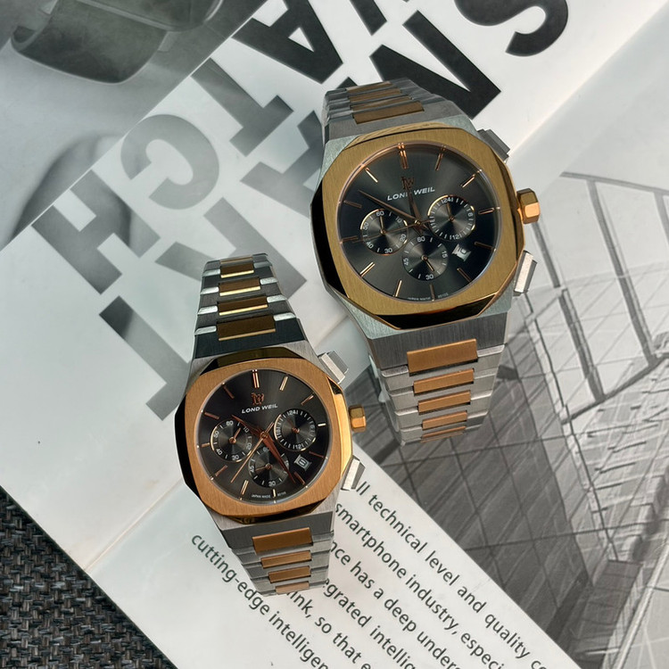 ست ساعت مچی عقربهای کوارتز زنانه و مردانه لوندویل مدل lw80105