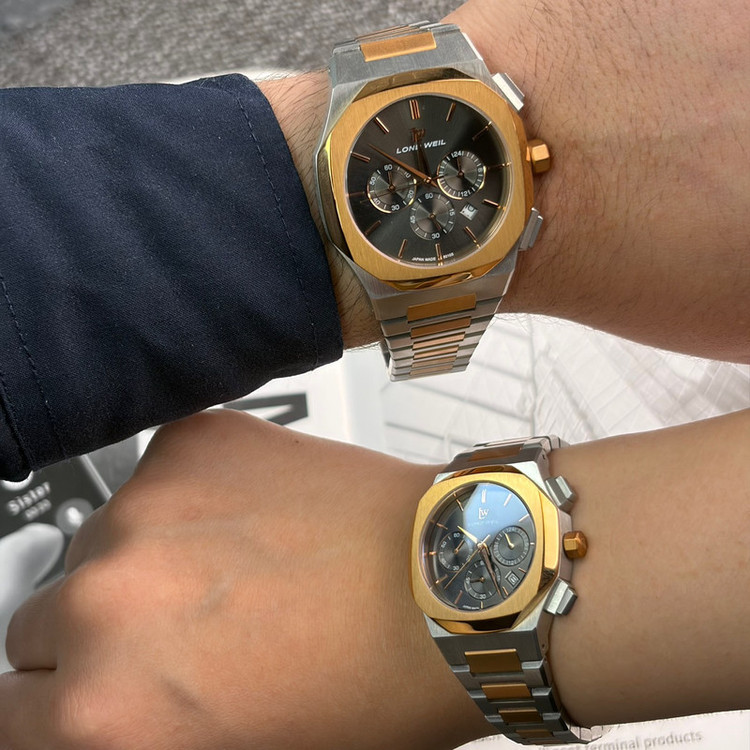 ست ساعت مچی عقربهای کوارتز زنانه و مردانه لوندویل مدل lw80105